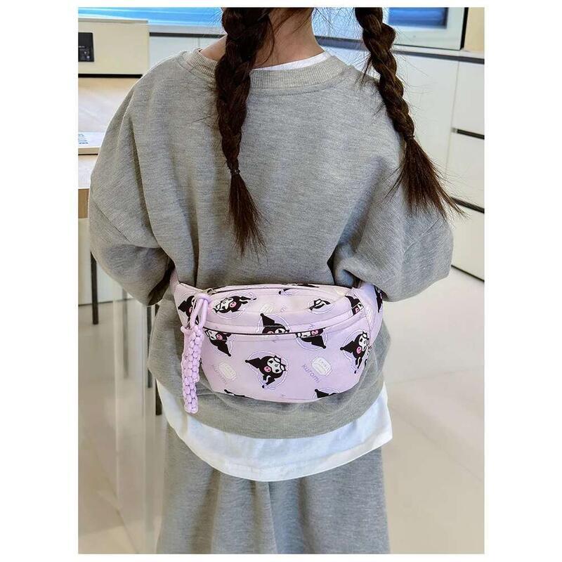 Product Introduction of Chest Cinnamoroll Crossbody Shoulder Bag Waist Storage Pouch My Melody Coin Purse Kid Girl Gift 6