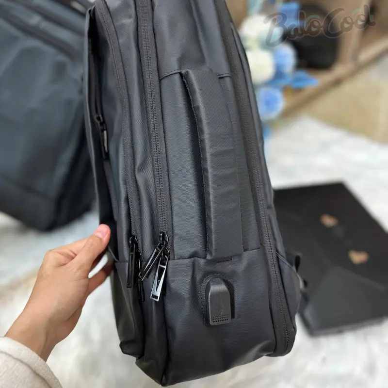 Balo Du Lịch Laptop 16inch BC753 Da PU Có Ngăn Mở Rộng 5