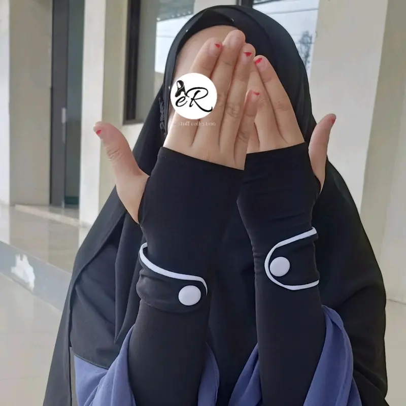 HANDSOCK BUTTONFLY / HANDSOCK MANSET JEMPOL KANCING BULAT SAYAP Panjang Tangan 2