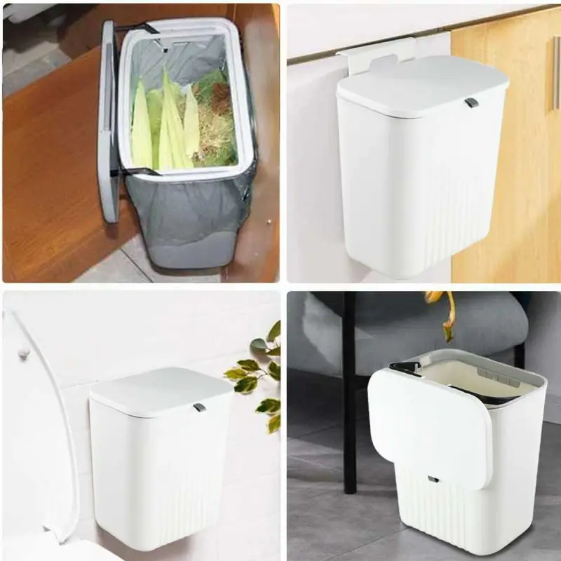 Tempat Sampah Gantung Dapur Kitchen Trash Bin - LF00206 4