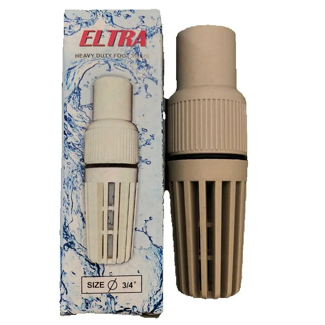 ELTRA Saringan Pipa Eltra Foot Klep Jumbo Ukuran 3/4 Inci Bahan PVC Berkualitas Tinggi Anti Kebocoran untuk Pompa Air Sumur