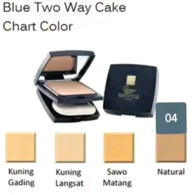 RIVERA BLUE TWO WAY CAKE REFIL Kontrol Minyak Pengecil Pori-pori 4