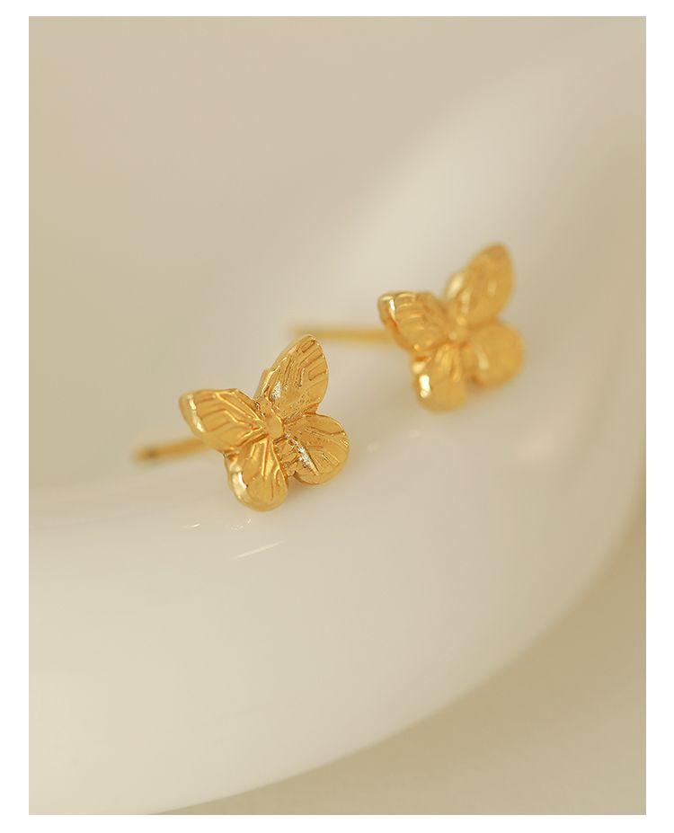 Product Introduction of Non Fading Titanium Steel Earrings, Women'S Agile Butterfly Ins, Fengsen Series Original Commuting Exquisite Earrings,Durable Titanium Steel Butterfly Earrings for Women,Stylish Fengsen Series Butterfly Earrings,Exquisite Butterfly Ins Earrings for Women 6