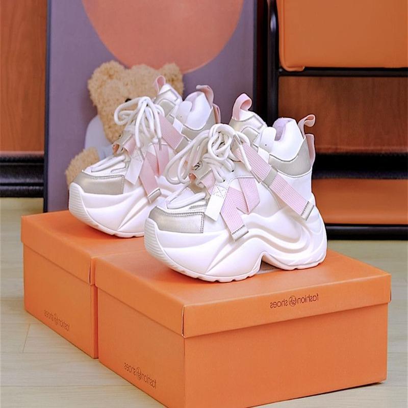 Product Introduction of Insole Meningkatkan Ketinggian, Popular, 10cm, Kasut Ayah untuk Wanita, Koleksi Musim Bunga dan Musim Luruh Musim Panas 2024, Kasut Platform, Sneaker Kasual, Ketibaan Baru Shoes Casual 9
