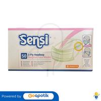 Gambar SENSI 3PLY SURGICAL FACE HEADLOOP MASKER HIJAB 50 PCS dari Apotek Potenza Jakarta by GoApotik Kota Administrasi Jakarta Selatan 2 Tokopedia