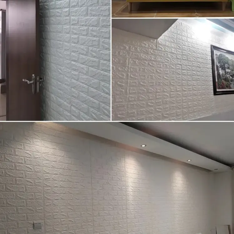 Giấy Dán Tường 3D, Kích Thước 70 cm Rộng Và 1 Mét Dài, Chất Liệu Chống Thấm Nước, Thích Hợp Để Đồ Trang Trí Phòng, Giấy Dán Tường, Decor Tường, Đề Can Dán Tường 6