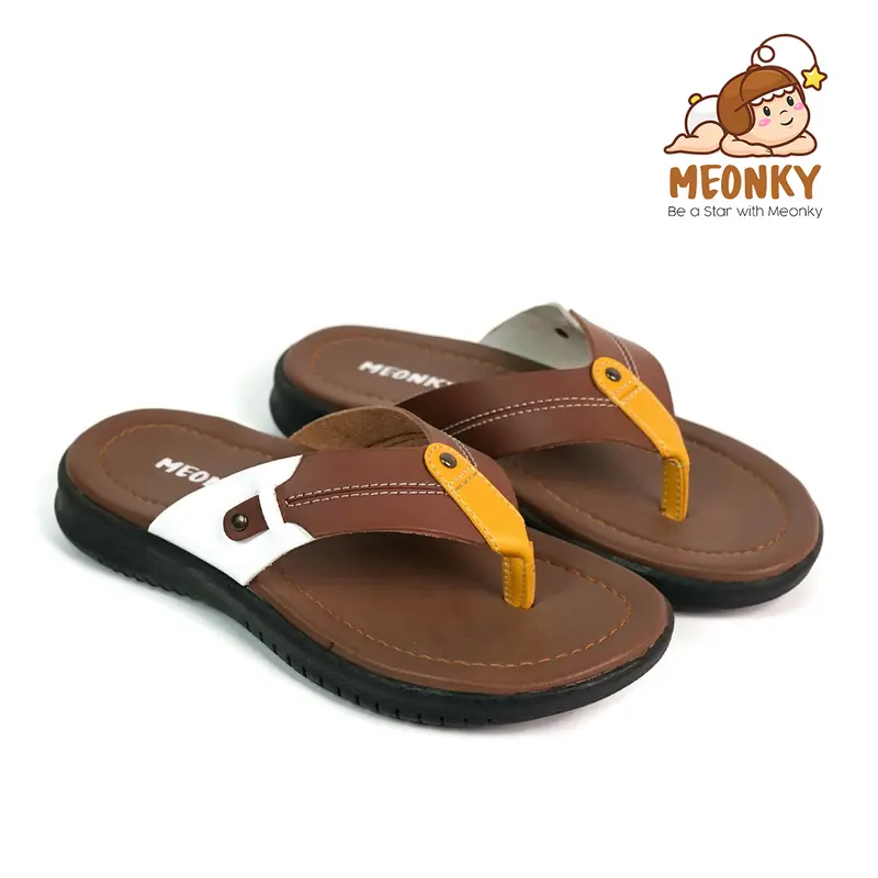 Sandal Anak Laki Laki Sendal Japit Anak Cowok Original Meonky SB - 11 Cocok Untuk Bermain Sekolah Pesta anak kecil  Gratis Ongkir Ke seluruh Indonesia Kaki Fashion Sd 5
