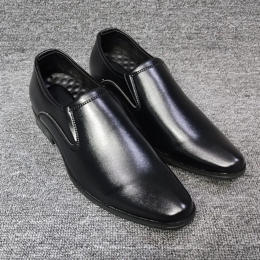 Giày tăng chiều cao nam, giày độn lên 6 cm Shoes Đế Bằng