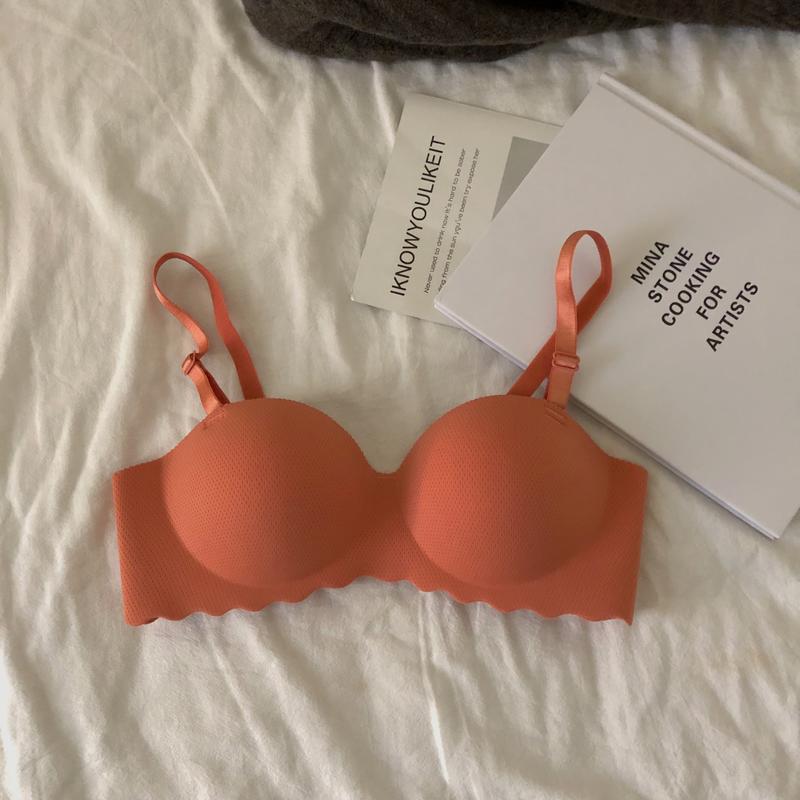 Product Introduction of Buy 2 Take 1 Seamless Push up No Wire Accessory Breast Push up japanese Womenswear Bra Comfort Basic Minimalist Lingerie Women's Cute Innerwear 19