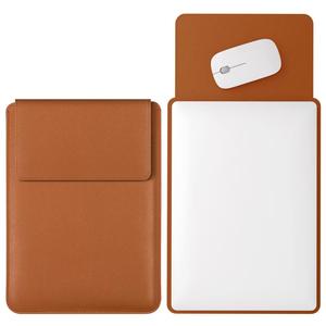 Funda minimalista de piel sintética para laptop, resistente a rasguños, bolsa funda de color sólido para laptop, bolsa funda para notebook, accesorios para computadoras y laptops para Apple MacBook Air Pro 13 M1 M2 2020 ASUS 11 12 13.3 14 15 15.6 16 Case