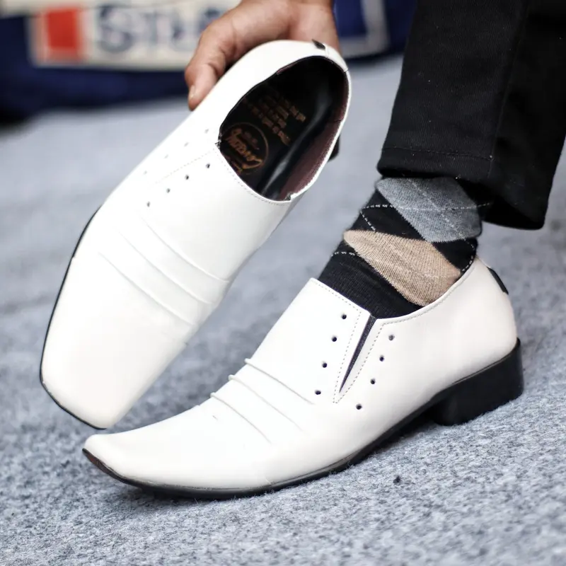 (TIKTOK SHOP) SEPATU PUTIH PERAWAT KULIT ASLI CEVANY REMPEL ORIGINAL PANTOFEL KERJA KANTOR MURAH COWOK FORMAL PESTA PANTOPEL RESMI DINAS 0