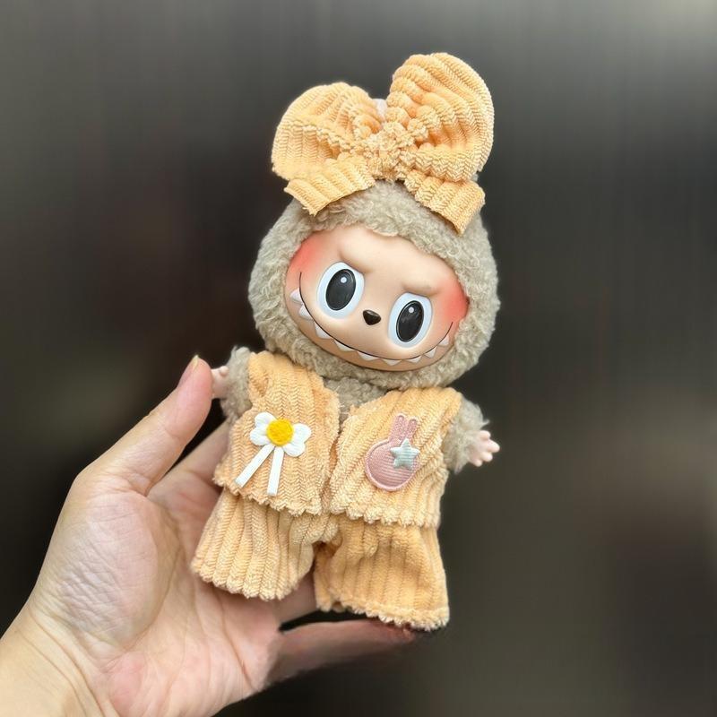 Product Introduction of Bộ Nhồi Bông, 17cm Labubu V1 V2, Bữa Tiệc Ngồi, Siêu Dễ Thương, Nhiều Màu Sắc Phụ Kiện Đồ Trang Trí, [Chỉ Quần Áo] 8