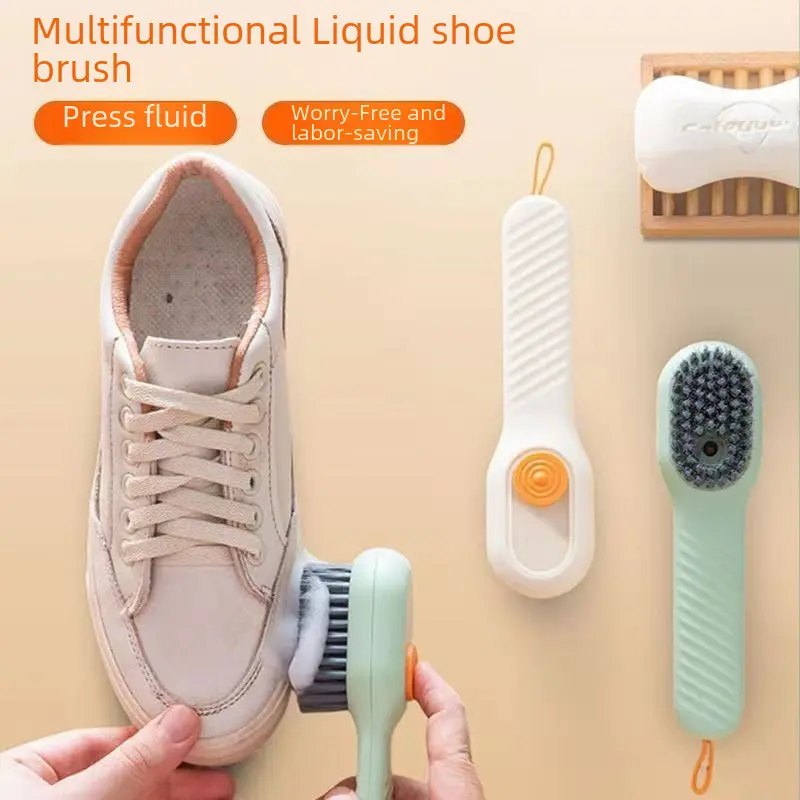 Liquid Shoe Brush Multi-Functional Shoe Brushing Special Professional Washing Shoes Soft Fur Does Not Hurt Shoes Home Use Laundry Brush Useful Tool