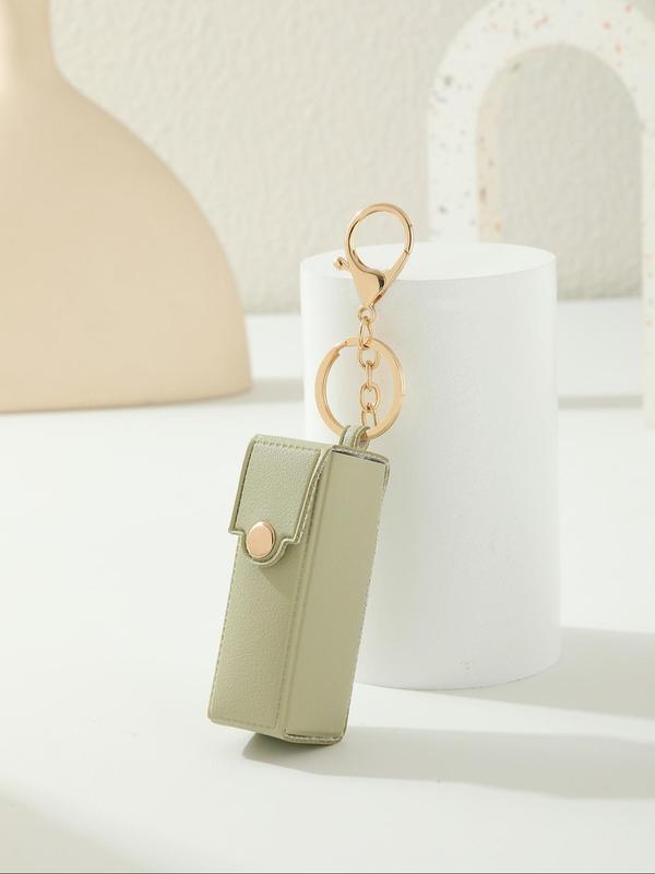 Solid Color Mini Bag Charm with Keychain for Women & Men, Casual and Versatile Bag Charm for Daily Use, Perfect Bag Decoration 2