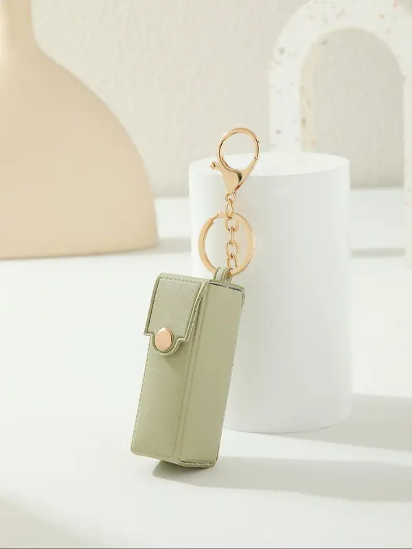 Solid Color Mini Bag Charm with Keychain for Women & Men, Casual and Versatile Bag Charm for Daily Use, Perfect Bag Decoration 1