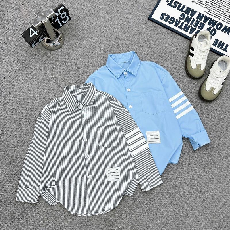 [ 18 -55KG] Áo Sơ Mi Dài Tay Boy phố - Đi Tiệc - Đi Học Cho Bé Trai - Áo Sơ Mi Kiểu Dáng hàn quốc Fom Chuẩn - Áo Sơ Mi Trắng Bé Trai Kích Cỡ Vừa Lớn Mã P10