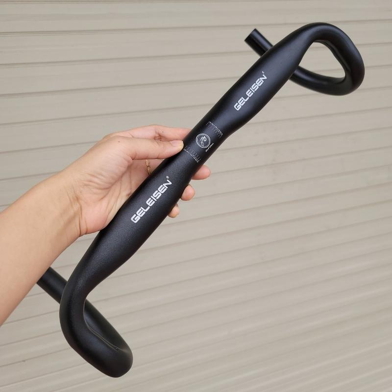 Ghi Đông Xe Đạp Tay Cong Dẹt FMFXTR Hợp Kim Nhôm Cao Cấp 420x31.8mm