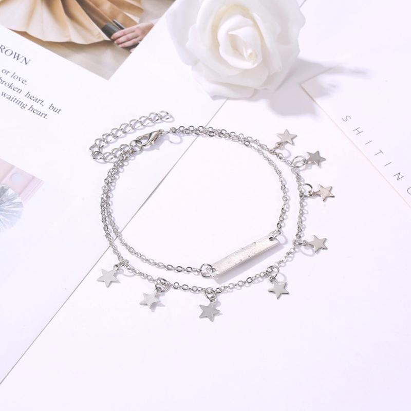 Product Introduction of Lắc Chân Cho Nữ, Thời Trang, Hợp Xu hướng, Thiết Kế Đơn Giản, Dây Chuyền Mắt Cá Chân Lung Linh Thích Hợp Cho Mùa Xuân Và Mùa Hè, Tuyệt Vời Làm Quà Tặng, Hàng Mới Về 24