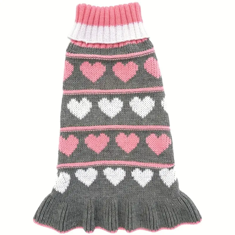 Keep Your Pet Warm and Stylish This Winter with Our Dog Long Sweaters!