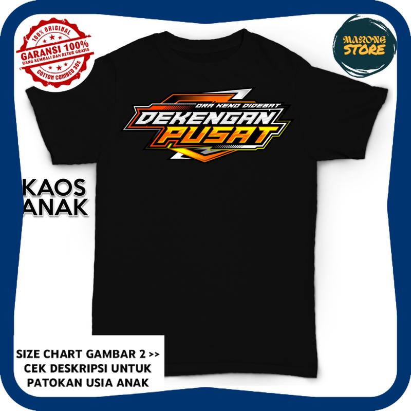 MaroneStore - Baju Kaos ANAK Katun Dekengan Pusat Viral New ST Kaos Anak Laki-laki Katun | Cotton Combed 30s 0