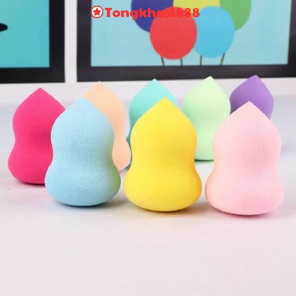 PVN58663 Bông Mút Trang Điểm - Mút Tán Kem Nền Hình Hồ Lô Cosmetic Mỹ Phẩm