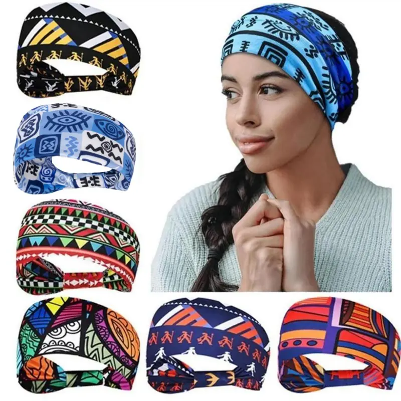 Boho Style Knot Design Sports Headband, Non-slip Soft Headband, Sports Headband for Women & Girls, Yoga Exercise Headband 0