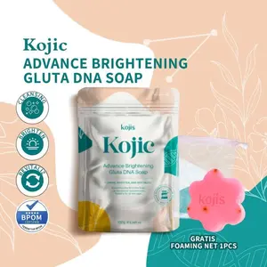 Kojic Advance Brightening Soap with Gluta DNA Membantu Mencerahkan Kulit Whitening Soap Bright Glow Soap Kojic Collagen