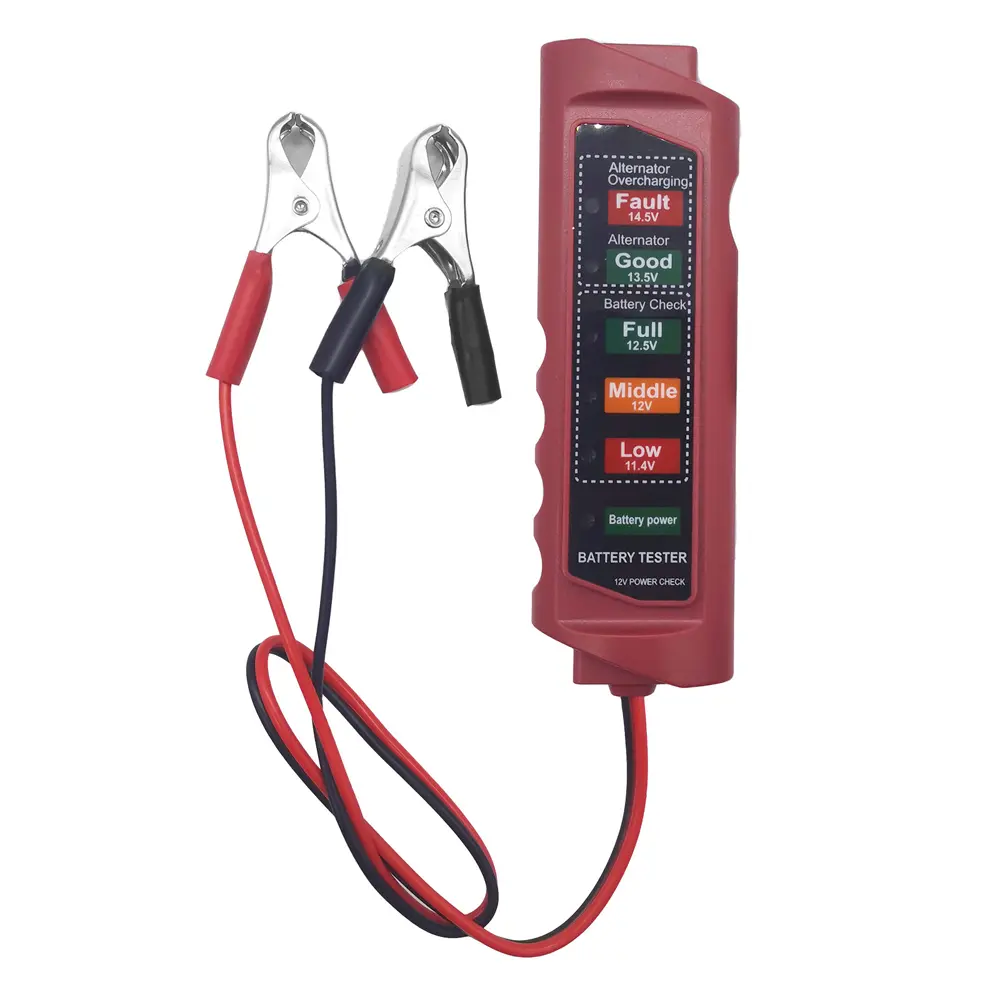 BT-890 Car Battery Tester Automobile Engine Detection Battery Inspection Device for Comprehensive Diagnosis and Accurate Measurement with LED Indication System