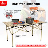 Gambar SPEEDS Alat Masak Camping 2in1 Piknik Portable Multifungsi Kebutuhan Luar Ruangan 003-200 - 003-201 SET dari Speeds Platinum Store Kota Surabaya 3 Tokopedia