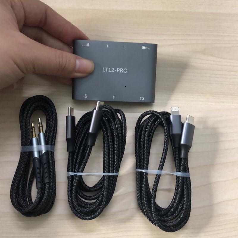 Box LT 12 livestream âm thanh stereo LT12 PRO vừa sạc vừa live PK đàm thoại 2 chiều tiện lợi dễ sử dụng màu ghi
