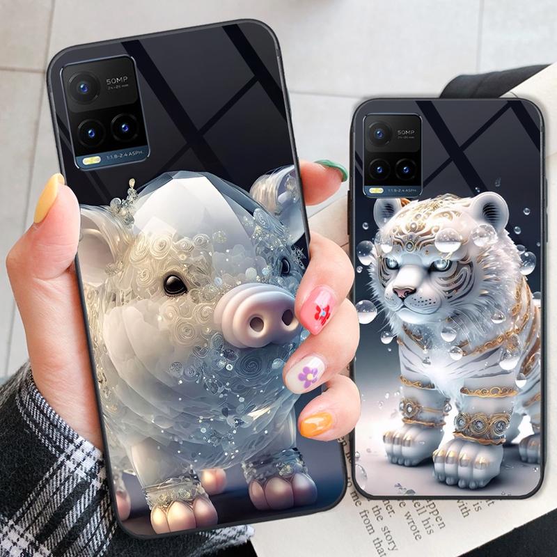 Ốp lưng VIVO Y21, Y21S, Y33S, Thiết kế bộ 12 con giáp siêu đẹp