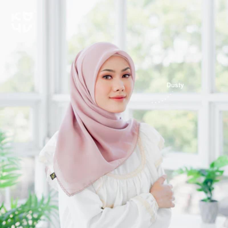 Koyu  Hijab  Segiempat  Potton  Lace  Part 1 5