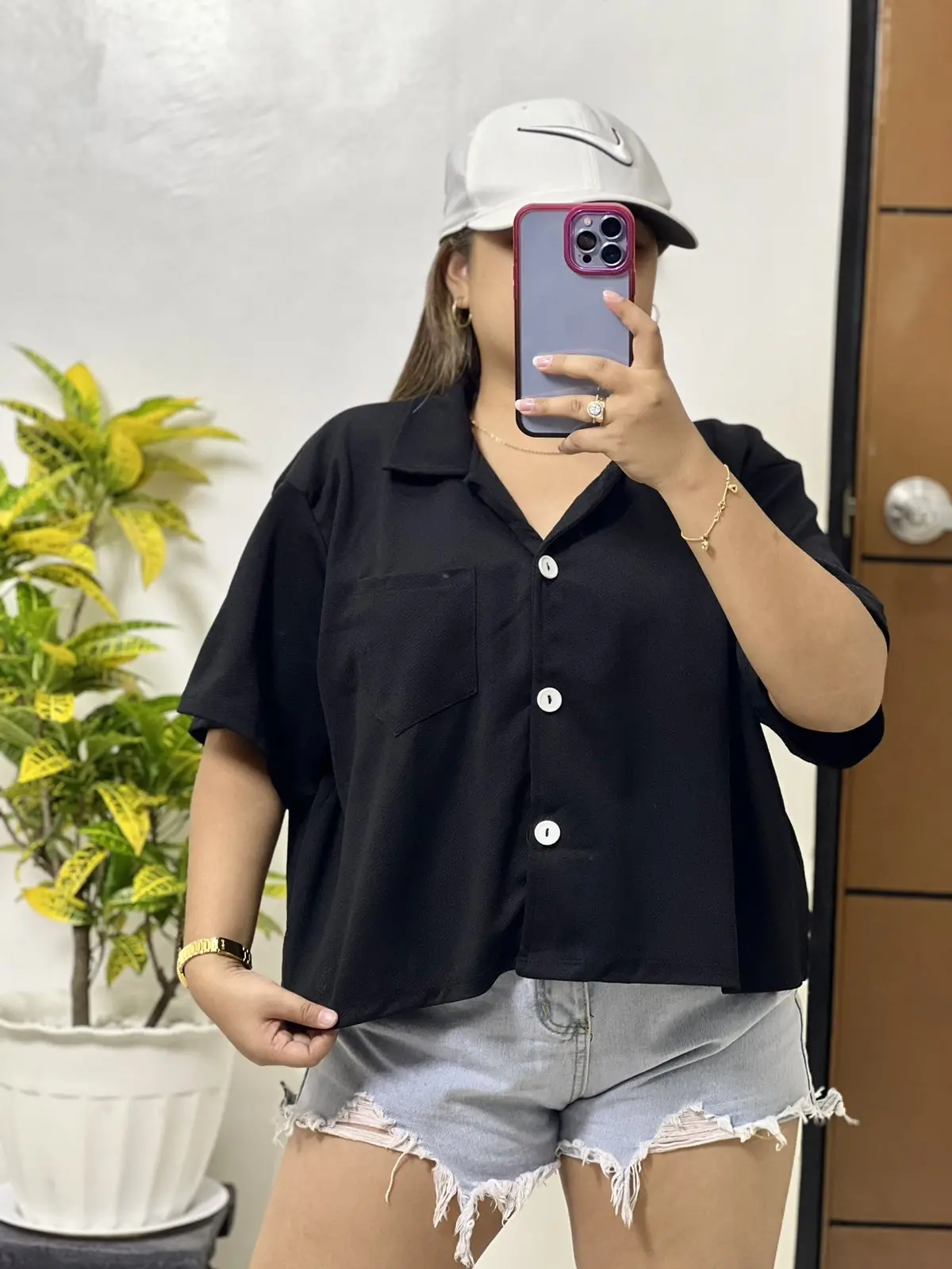 LocalFashion.PH POCKET DROP SHOULDER SHIRT PLUS SIZE XL-3XL
