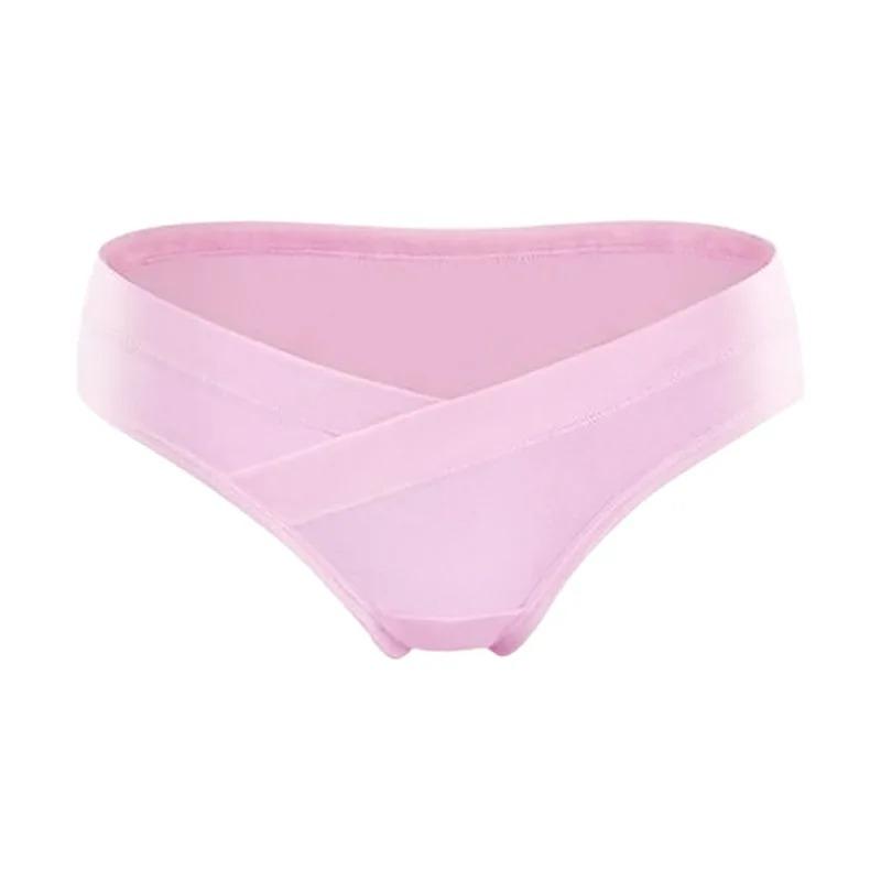 Breathable Pregnant Women's Low Waist Underwear U-shaped Belly Support Fashion Avant-garde Seamless Pants 0