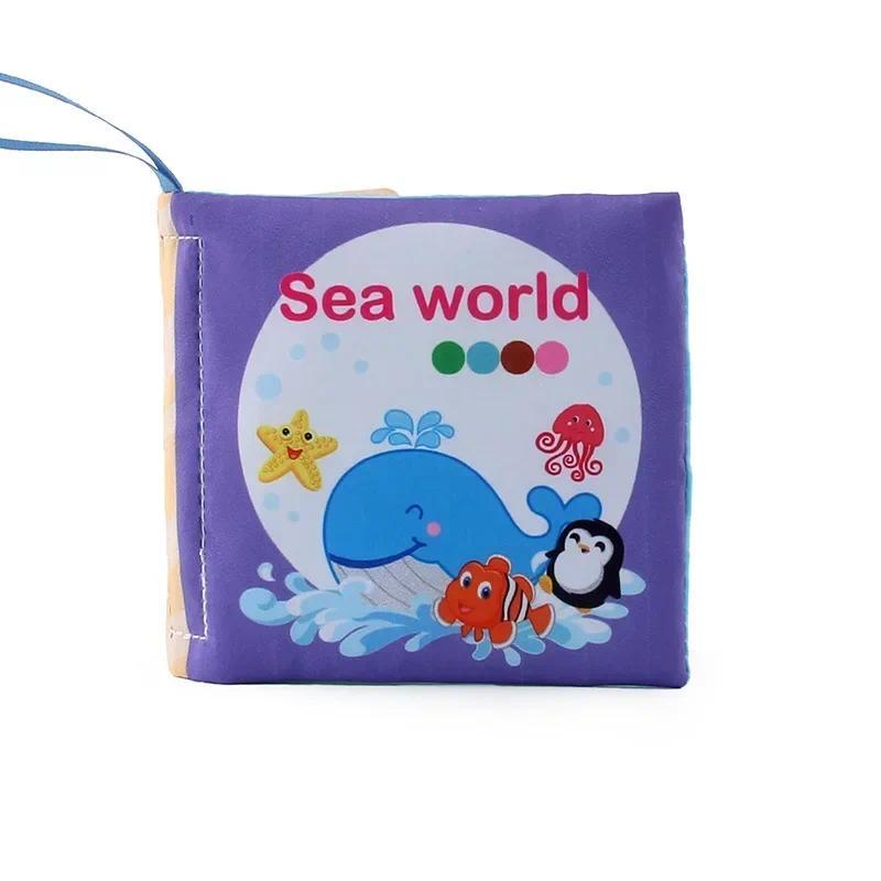 Product Introduction of Newborn Baby Cloth Books Learning Educational Toys Baby Soft Cloth Book Clothing Book Touch Ringing Cognition Toy 4