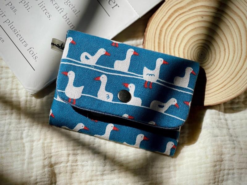 Product Introduction of Ví vải handmade 2 ngăn hoạ tiết Nhật 2