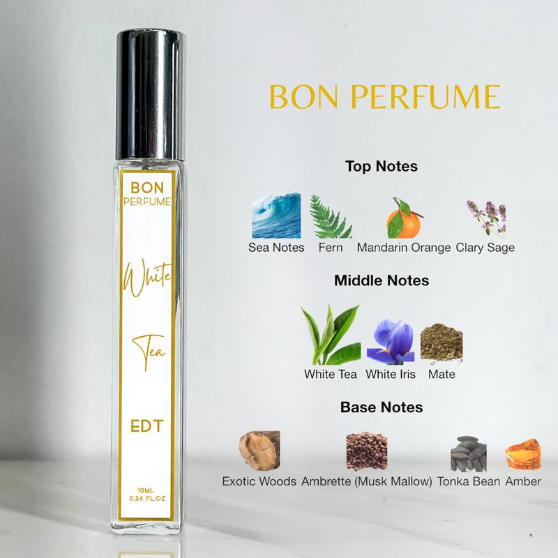 Nước hoa unisex White Tea/ Red Door EDT 10ml Women Perfume 1