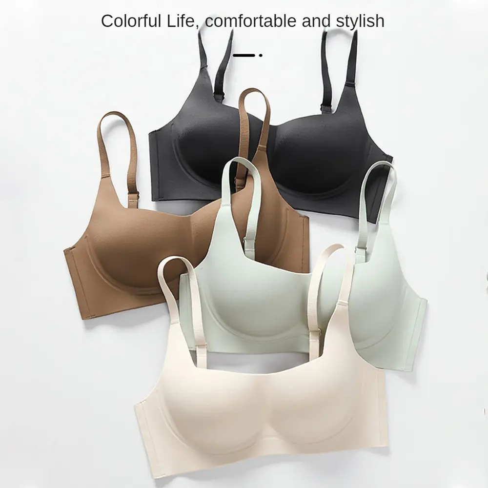 Invisible Thin Bra For Small Breasts, Comfortable, Traceless, Thin, Super Push-up, Anti-sagging, Secondary Breasts, No Wires, Skin-friendly Bra