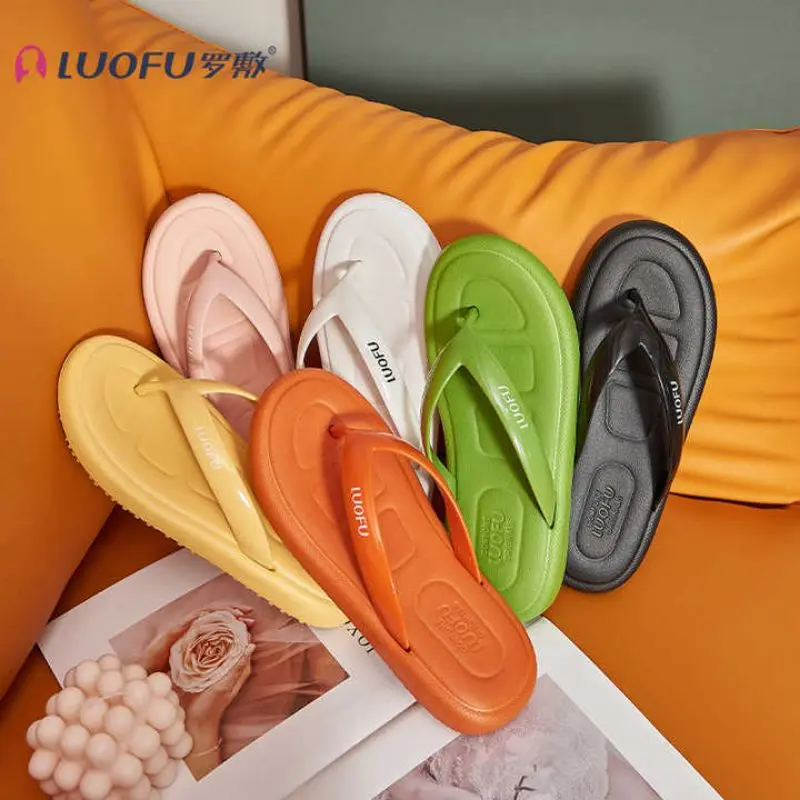 LUOFU E 7196 - BW6W SIZE 36-40 ORIGINAL l Sandal jepit jelly wanita l Sendal jepit cewek impor