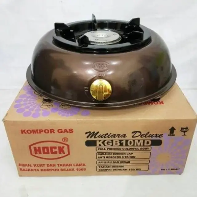 Hock kompor gas LPG 1 tungku KGB10MD - 100 mutiara Deluxe KGB 10MD 100MD 0