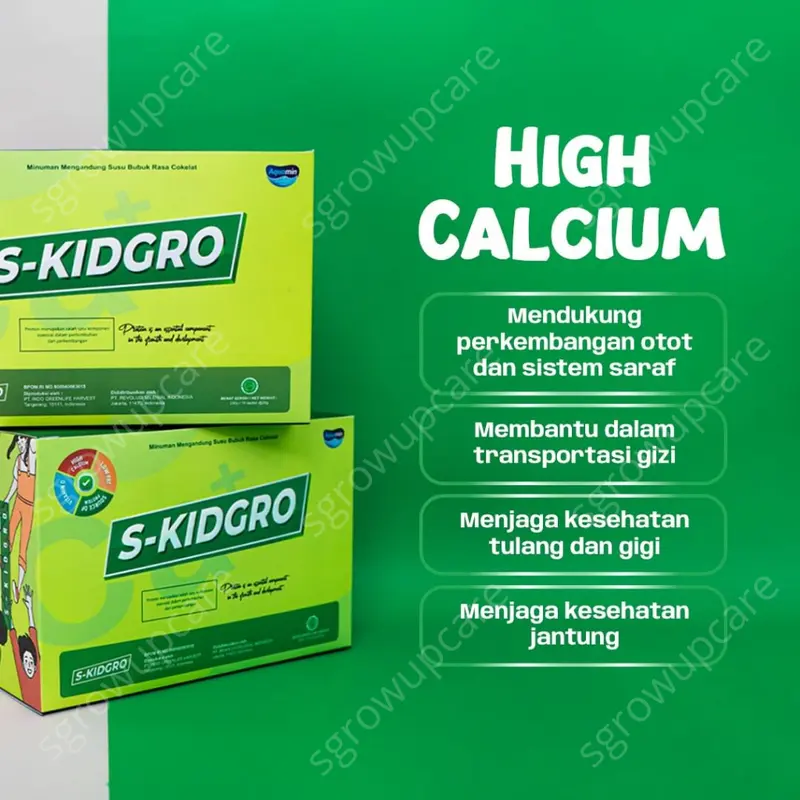 S-KIDGRO Susu Peninggi Badan Terbaik Untuk Anak | Cegah Stunting Sebelum Terjadi | 5 sachet 5