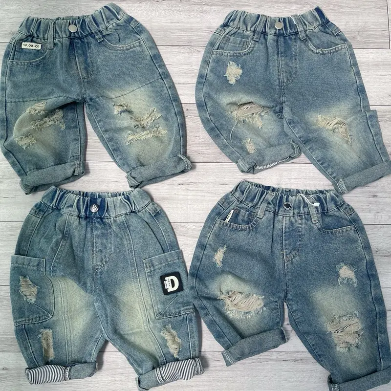 SHOP MẸ RUỘNG - Tổng hợp các mẫu Quần jean QCCC phối đồ cho bé chất siêu mềm (Size 8-20kg) 1