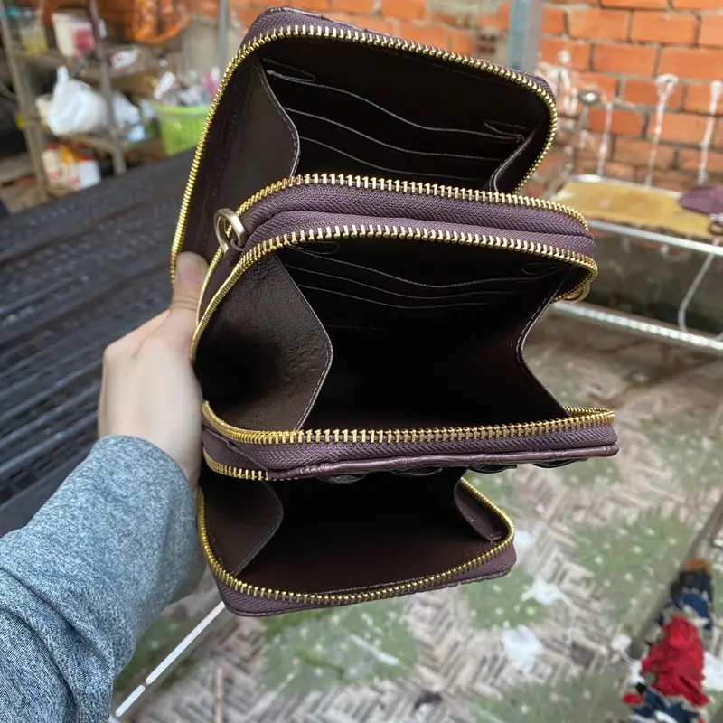 Túi đeo chéo đựng điện thoại da cá Đeo Vai size 19*12 7