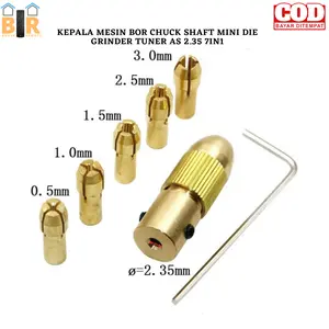 Drill Chuck Shaft Kepala Bor Mini 7in1