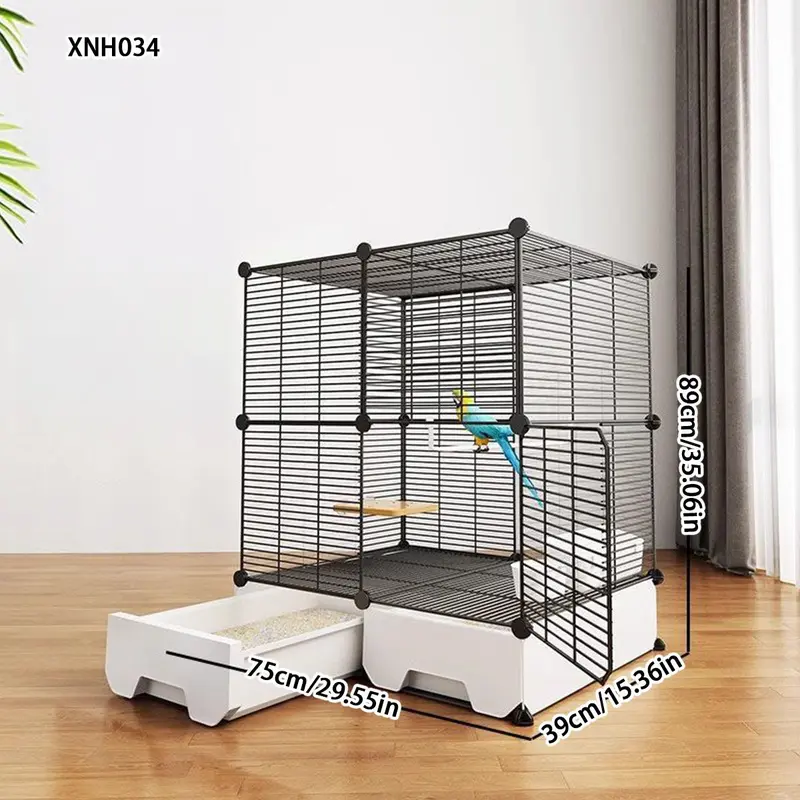 Bird Cage, Bird Cage, Bird Cage with Accessories, Bird Supplies, Pet Supplies for Parrot, Canary, Cockatiel, Lovebird, Finch, Parakeet 3