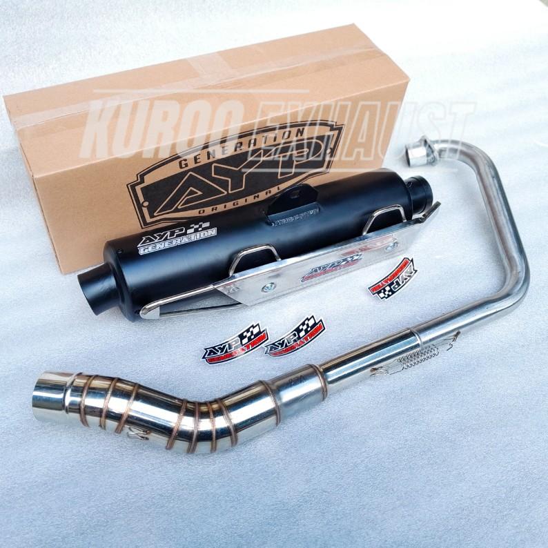 KNALPOT MODEL SCORPIO SUARA NGEBASS ADEM ULEM TIGER, VERZA, MEGA PRO, DLL 1