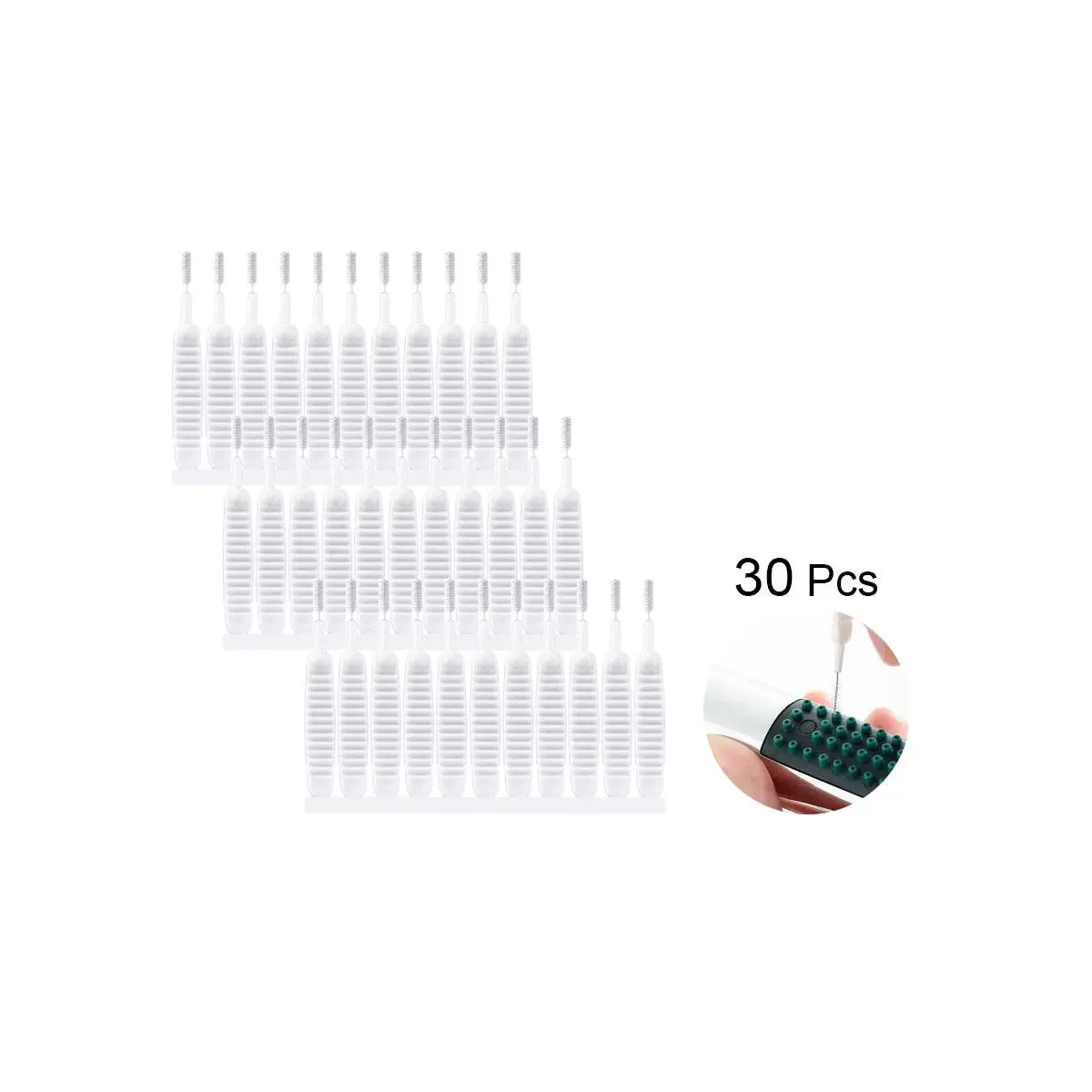 Mini Cleaning Brush Set, 30pcs/set Anti-clogging Cleaning Brush, Household Cleaning Tool for Bathroom Kitchen, Kitchen Accessories