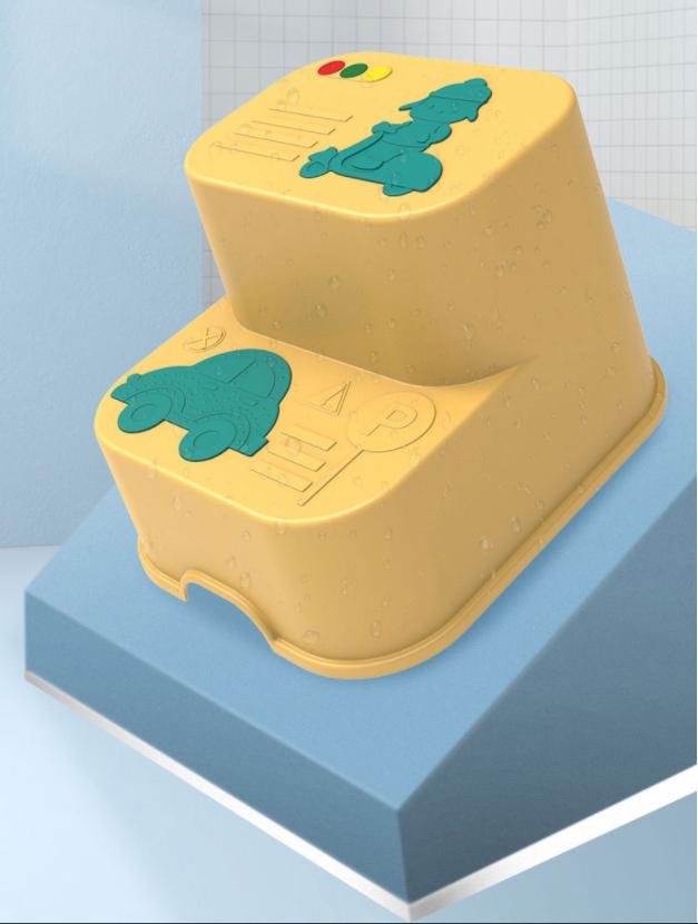 Product Introduction of The Second Step on The Road Plastic Stool Bathroom Hand Washing Bath Stepping Pad Footstool Short Baby Non-slip Chair Furniture 0