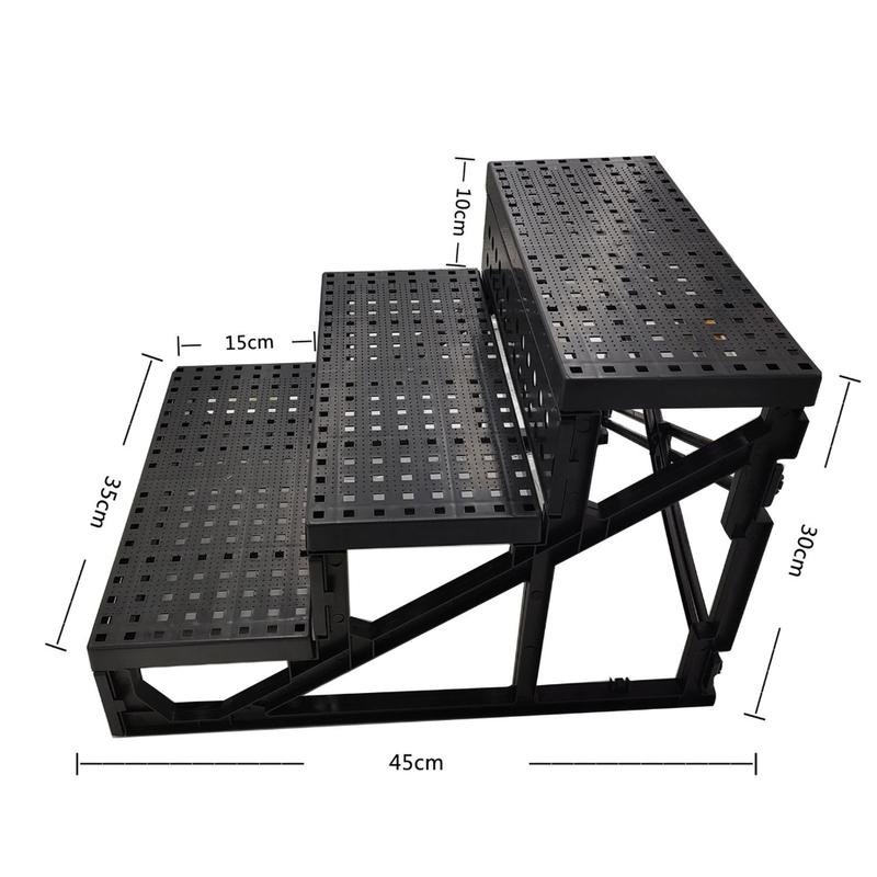 3 Tiers Pet Ramps Ladder for Bed or Sofa Small Body Pets and Old Dogs and Cats 2
