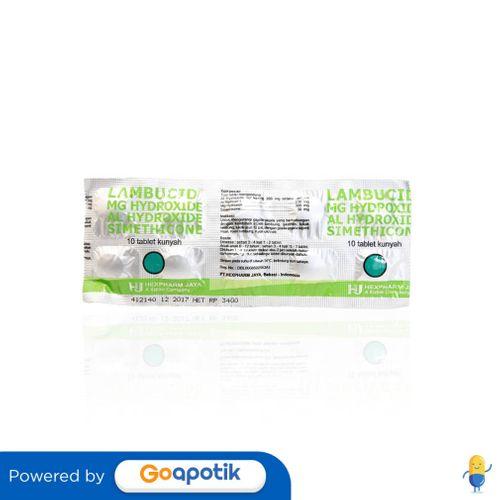 Gambar LAMBUCID STRIP ISI 10 TABLET dari Apotek Jaya Medika By GoApotik Kab. Bandung Tokopedia